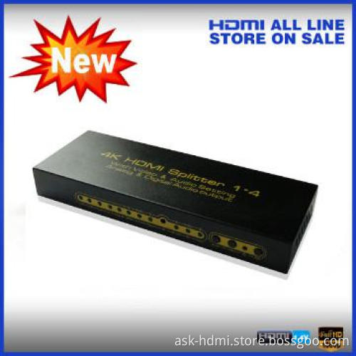 1.4V HDMI splitter 1X4 wiht audio output